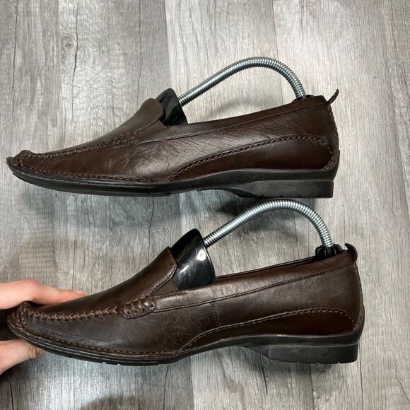 Leather Brown Rockport Vintage Style Loafers Size 7 - Picture 3 of 7